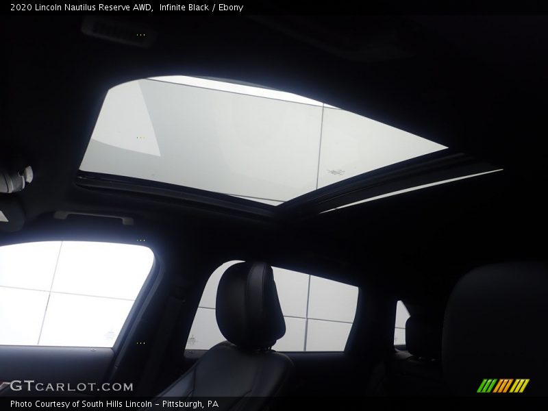 Sunroof of 2020 Nautilus Reserve AWD