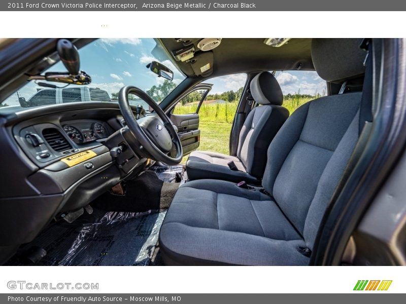 Front Seat of 2011 Crown Victoria Police Interceptor