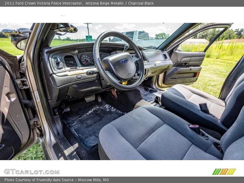  2011 Crown Victoria Police Interceptor Charcoal Black Interior