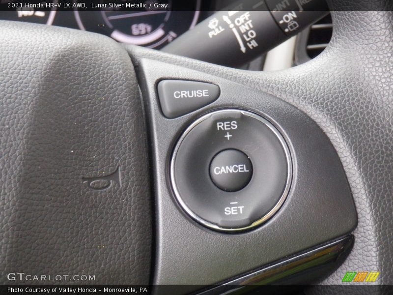 Lunar Silver Metallic / Gray 2021 Honda HR-V LX AWD