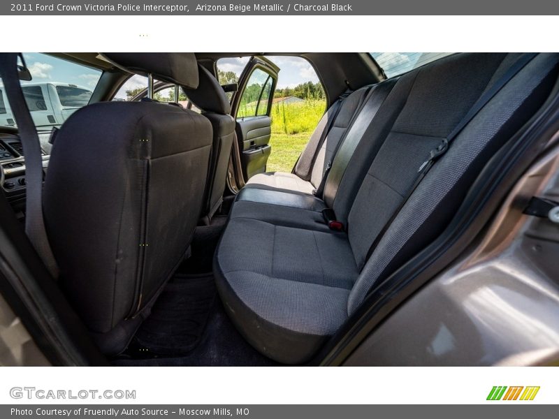 Rear Seat of 2011 Crown Victoria Police Interceptor