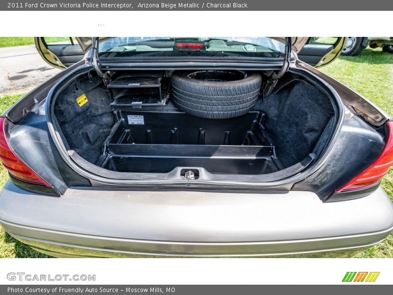  2011 Crown Victoria Police Interceptor Trunk