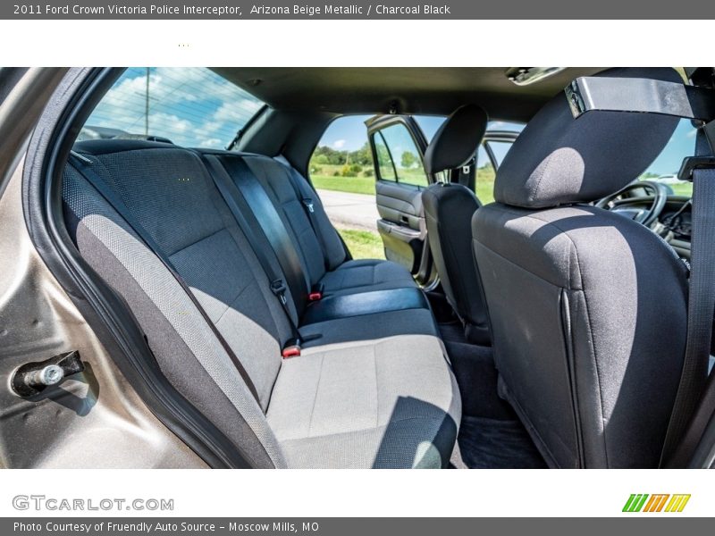 Rear Seat of 2011 Crown Victoria Police Interceptor