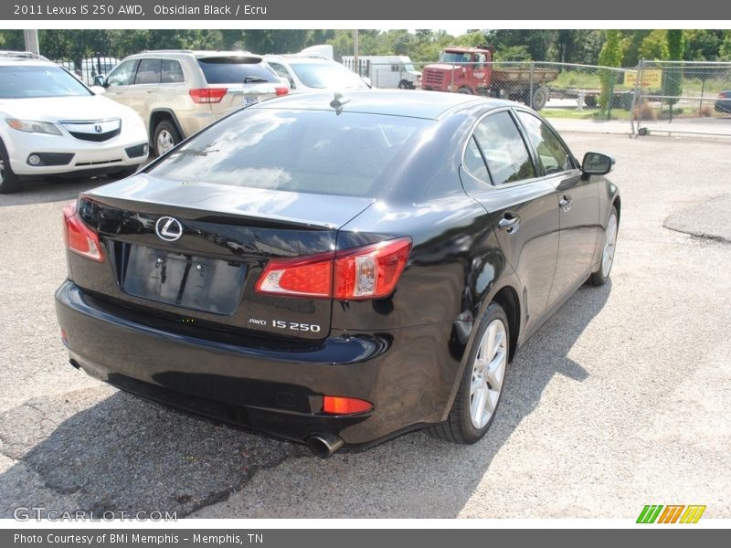 Obsidian Black / Ecru 2011 Lexus IS 250 AWD