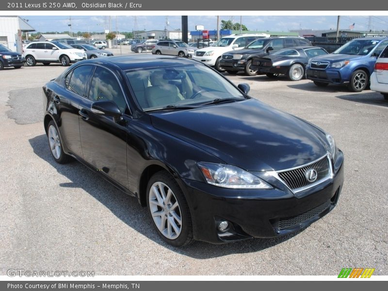 Obsidian Black / Ecru 2011 Lexus IS 250 AWD