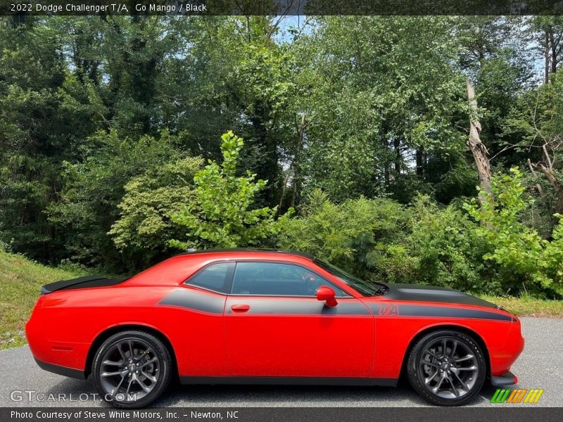 Go Mango / Black 2022 Dodge Challenger T/A