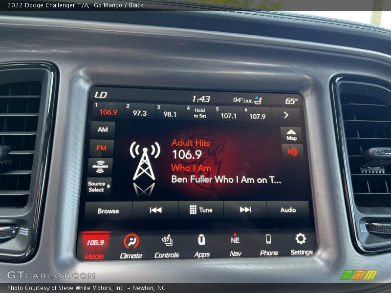 Audio System of 2022 Challenger T/A