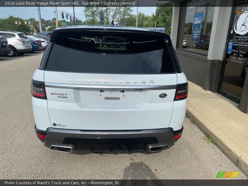 Fuji White / Espresso/Almond 2019 Land Rover Range Rover Sport HSE