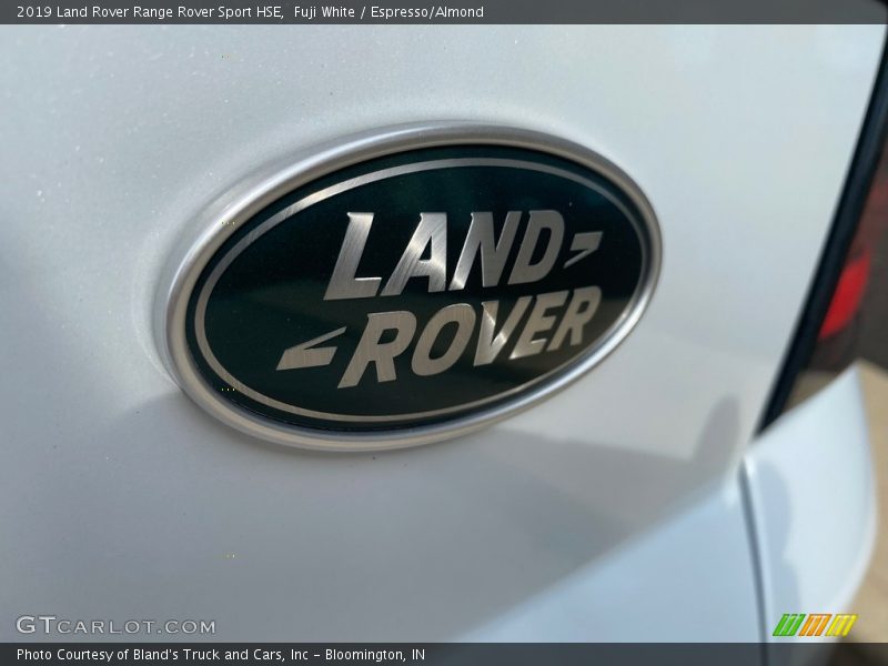 Fuji White / Espresso/Almond 2019 Land Rover Range Rover Sport HSE