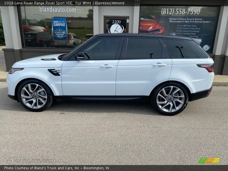 Fuji White / Espresso/Almond 2019 Land Rover Range Rover Sport HSE