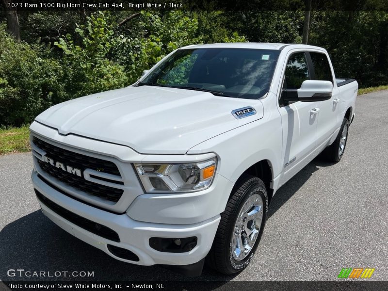 Bright White / Black 2023 Ram 1500 Big Horn Crew Cab 4x4