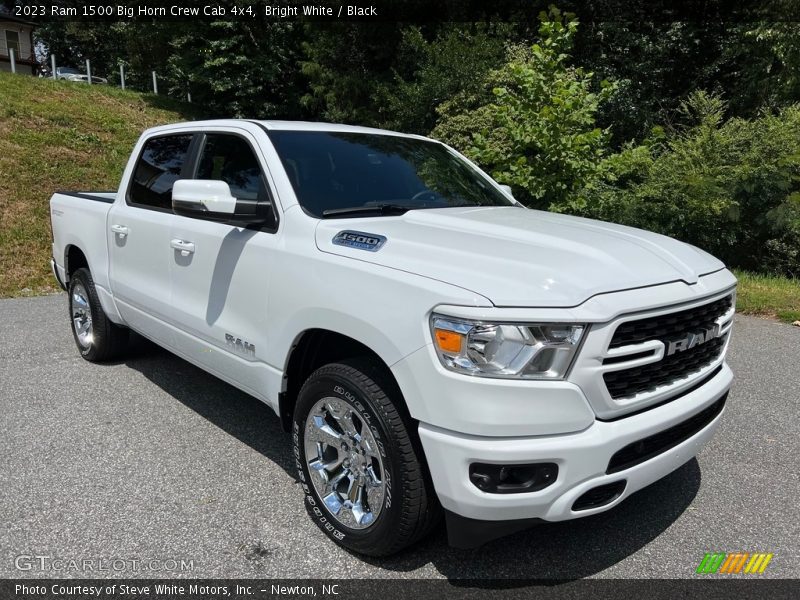 Bright White / Black 2023 Ram 1500 Big Horn Crew Cab 4x4