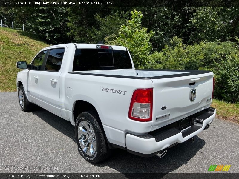 Bright White / Black 2023 Ram 1500 Big Horn Crew Cab 4x4
