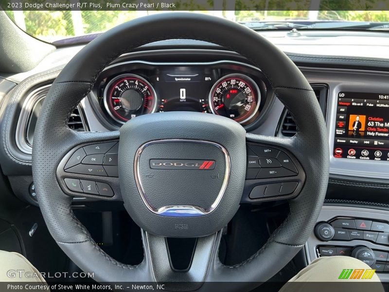 Plum Crazy Pearl / Black 2023 Dodge Challenger R/T Plus
