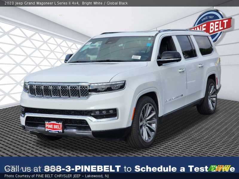 Bright White / Global Black 2023 Jeep Grand Wagoneer L Series II 4x4