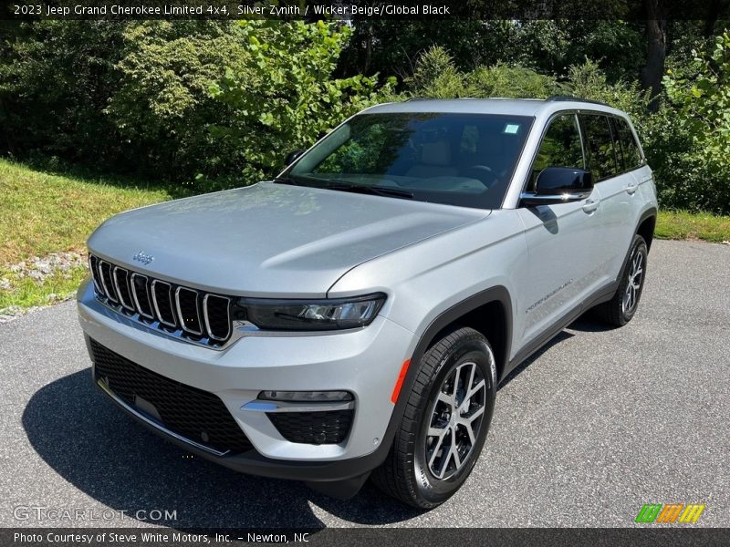 Silver Zynith / Wicker Beige/Global Black 2023 Jeep Grand Cherokee Limited 4x4