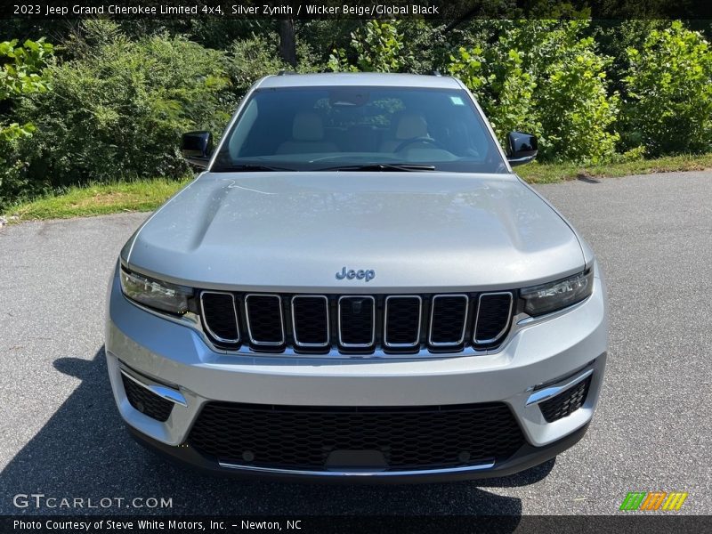 Silver Zynith / Wicker Beige/Global Black 2023 Jeep Grand Cherokee Limited 4x4