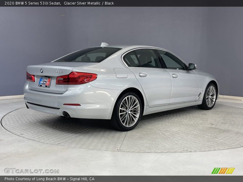 Glacier Silver Metallic / Black 2020 BMW 5 Series 530i Sedan