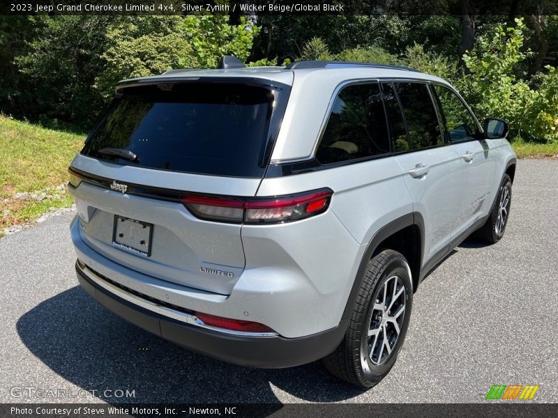 Silver Zynith / Wicker Beige/Global Black 2023 Jeep Grand Cherokee Limited 4x4