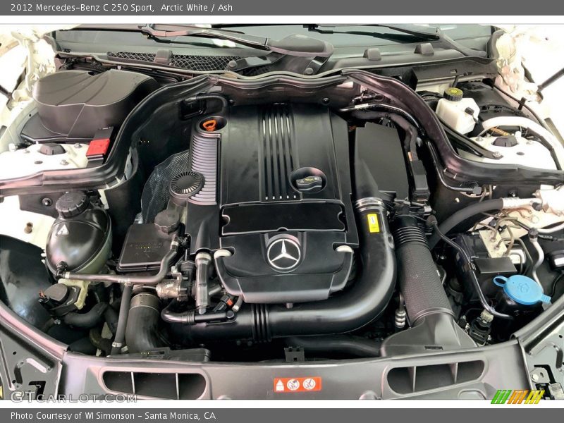 Arctic White / Ash 2012 Mercedes-Benz C 250 Sport