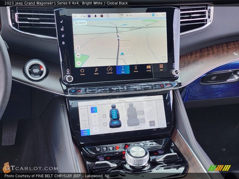 Bright White / Global Black 2023 Jeep Grand Wagoneer L Series II 4x4