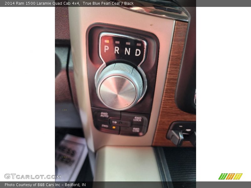 True Blue Pearl Coat / Black 2014 Ram 1500 Laramie Quad Cab 4x4