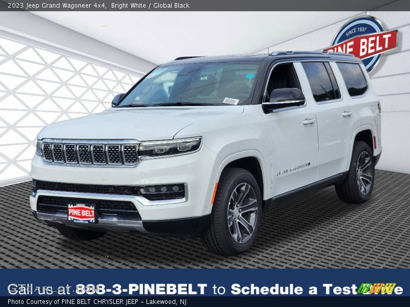 Bright White / Global Black 2023 Jeep Grand Wagoneer 4x4