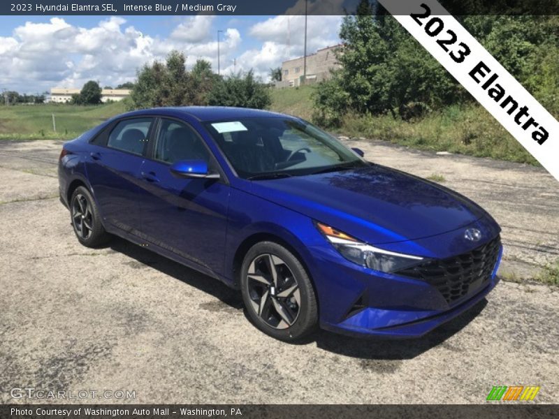 Intense Blue / Medium Gray 2023 Hyundai Elantra SEL