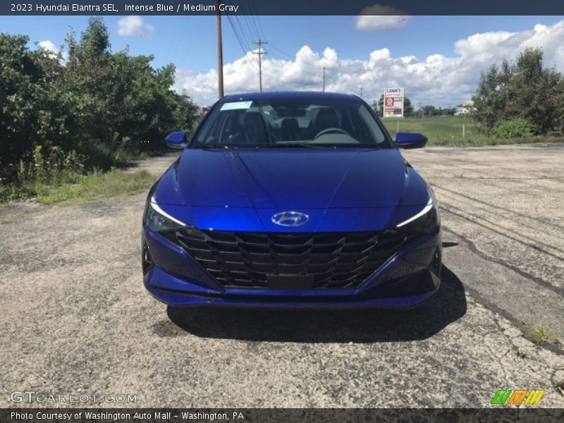Intense Blue / Medium Gray 2023 Hyundai Elantra SEL