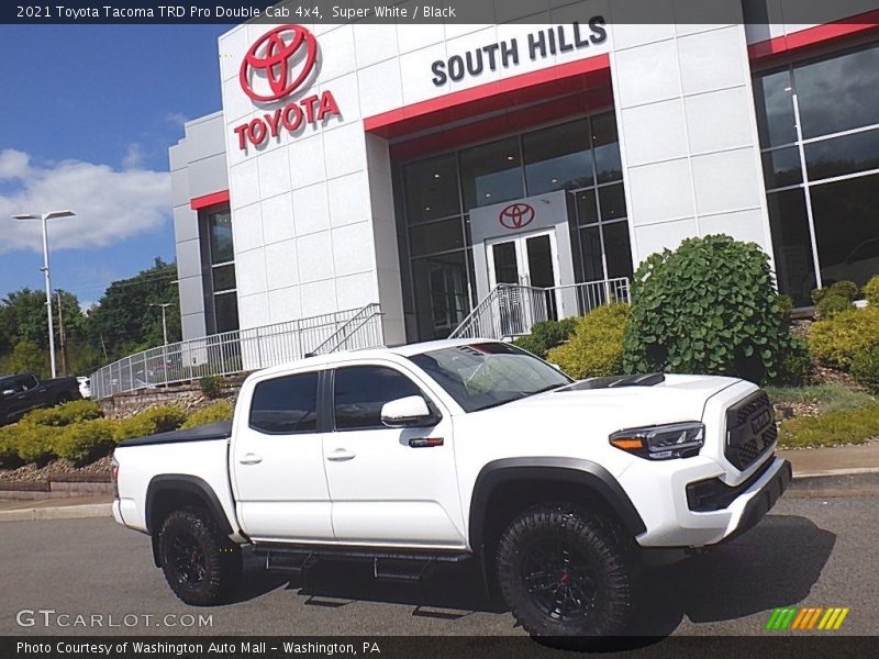 Super White / Black 2021 Toyota Tacoma TRD Pro Double Cab 4x4