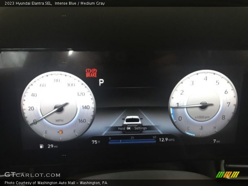 Intense Blue / Medium Gray 2023 Hyundai Elantra SEL