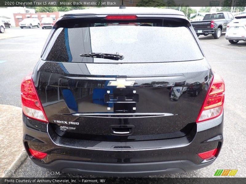 Mosaic Black Metallic / Jet Black 2020 Chevrolet Trax LS AWD