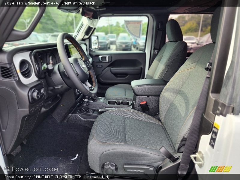 Front Seat of 2024 Wrangler Sport 4x4