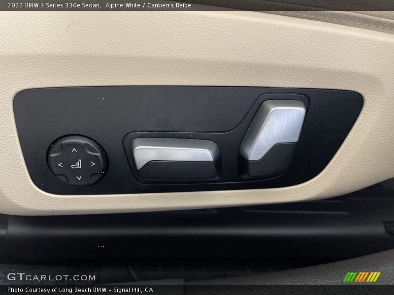 Alpine White / Canberra Beige 2022 BMW 3 Series 330e Sedan
