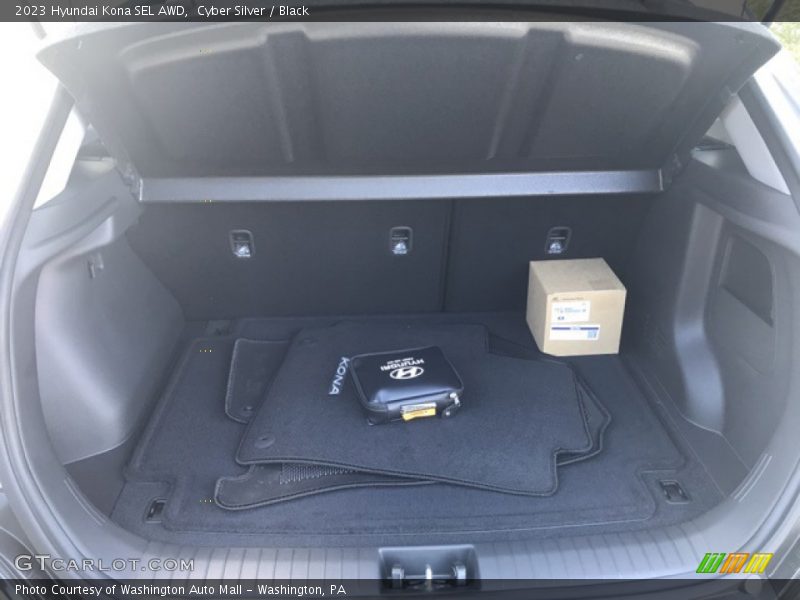 Cyber Silver / Black 2023 Hyundai Kona SEL AWD
