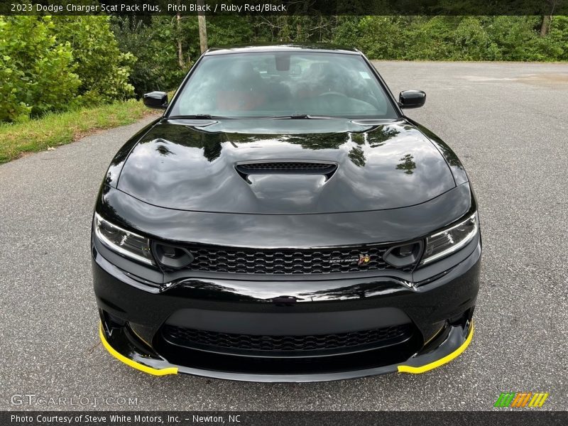 Pitch Black / Ruby Red/Black 2023 Dodge Charger Scat Pack Plus