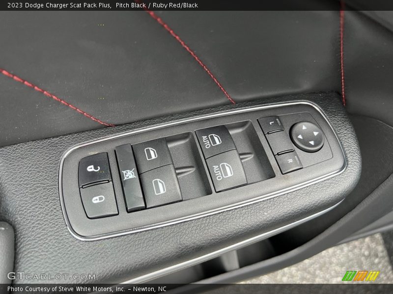 Pitch Black / Ruby Red/Black 2023 Dodge Charger Scat Pack Plus