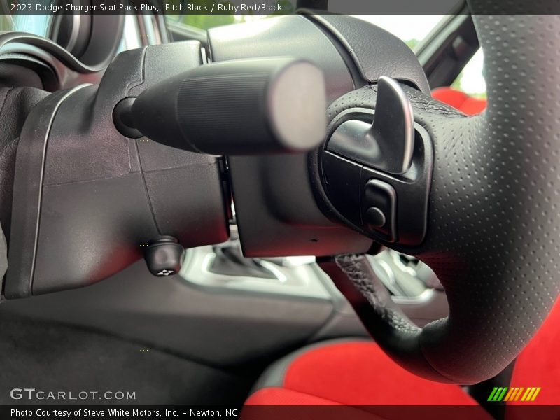 Pitch Black / Ruby Red/Black 2023 Dodge Charger Scat Pack Plus