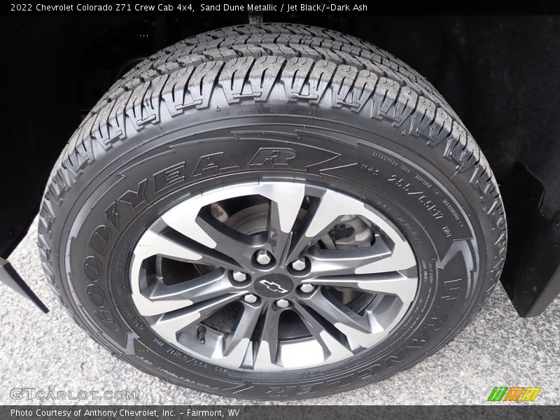 Sand Dune Metallic / Jet Black/­Dark Ash 2022 Chevrolet Colorado Z71 Crew Cab 4x4