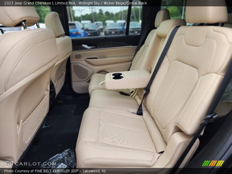 Midnight Sky / Wicker Beige/Global Black 2023 Jeep Grand Cherokee L Limited 4x4