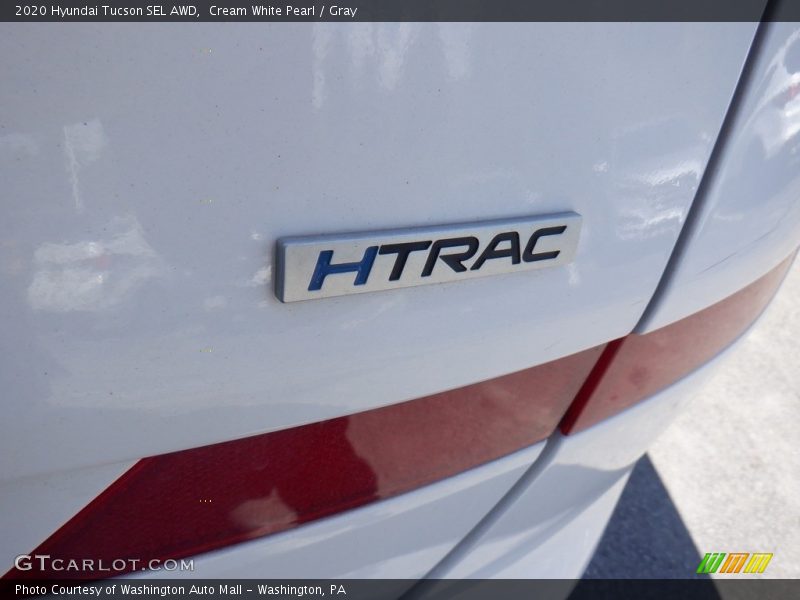 Cream White Pearl / Gray 2020 Hyundai Tucson SEL AWD