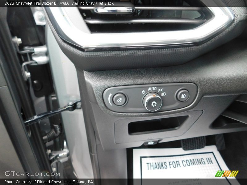 Sterling Gray / Jet Black 2023 Chevrolet TrailBlazer LT AWD