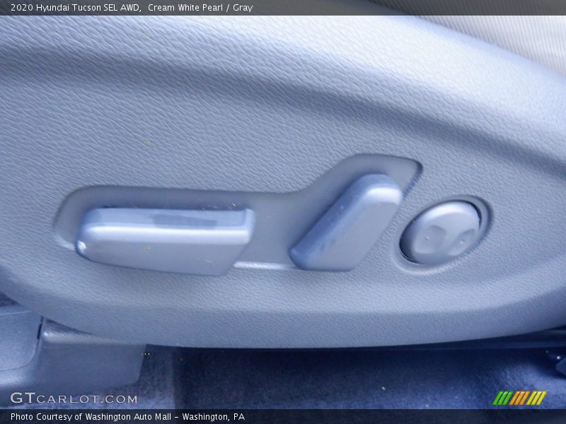 Cream White Pearl / Gray 2020 Hyundai Tucson SEL AWD