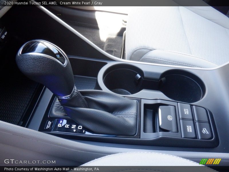 Cream White Pearl / Gray 2020 Hyundai Tucson SEL AWD