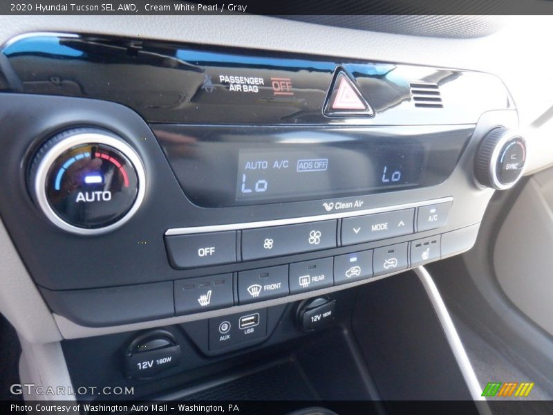 Cream White Pearl / Gray 2020 Hyundai Tucson SEL AWD