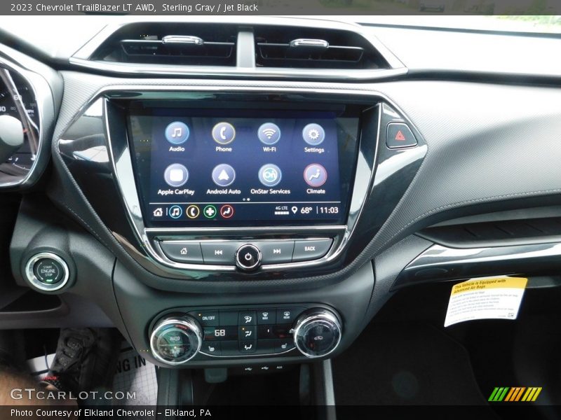 Sterling Gray / Jet Black 2023 Chevrolet TrailBlazer LT AWD