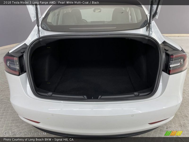 2018 Model 3 Long Range AWD Trunk