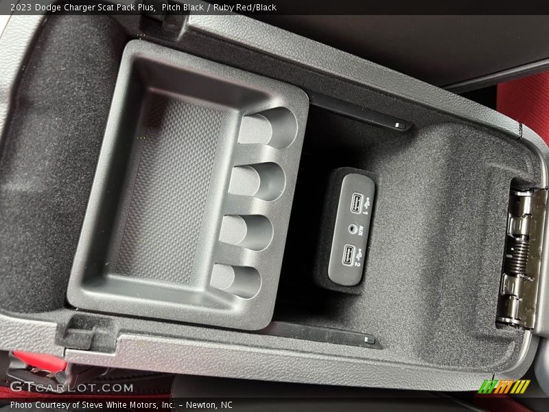 Pitch Black / Ruby Red/Black 2023 Dodge Charger Scat Pack Plus