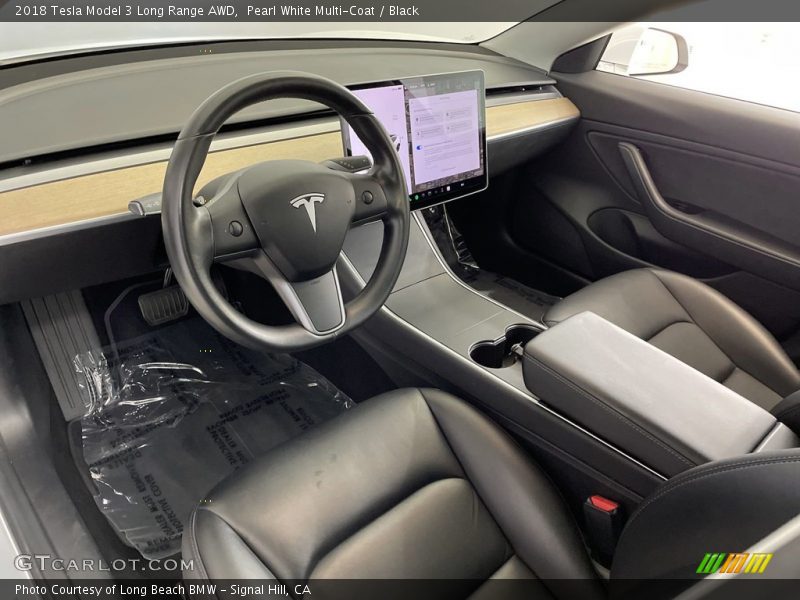  2018 Model 3 Long Range AWD Black Interior