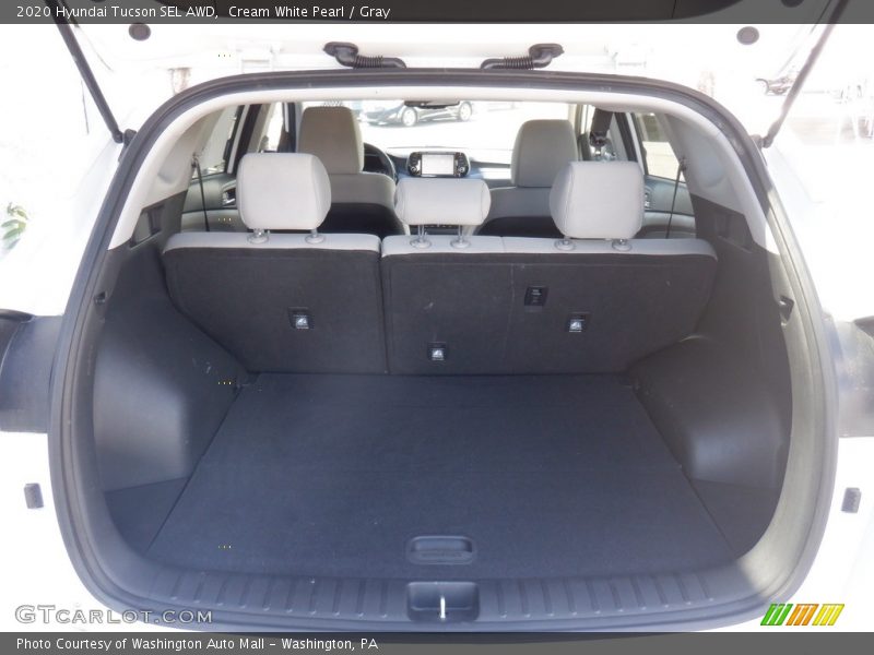 Cream White Pearl / Gray 2020 Hyundai Tucson SEL AWD
